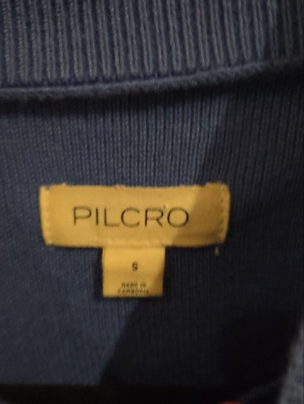 Pilcro By Anthropologie Bright Blue Structured Shoulder Knit Vest Size M - Picture 4 of 6